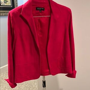 Jones New York Pink Structured Blazer Suit Jacket